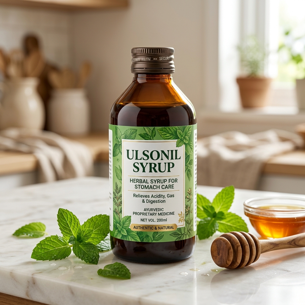 Ulsonil Syrup - Natural ulcer & gastric relief